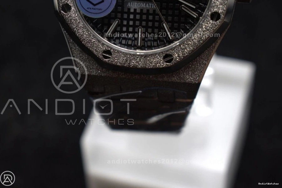 37mm SA3120 APSF Black Oak Textured Thermal Bracelet Super Edition Frosted Royal SS SS Clone Dial 15454 On 1034 1:1 Best 1222